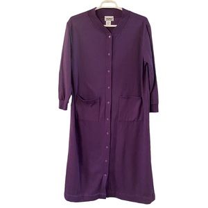 Anthony Richards Purple Vintage Housecoat Size L